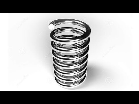 How to design a Helical Coil Spring | Compression Spring | Autodesk Inventor Tutorials