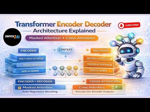 Transformer Encoder Decoder Architecture Explained Masked Attention Cross Attention