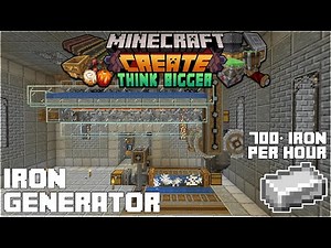 Surviving With Create 0.3.1 :: E25 - Iron Generator (700+ Iron/Hour)