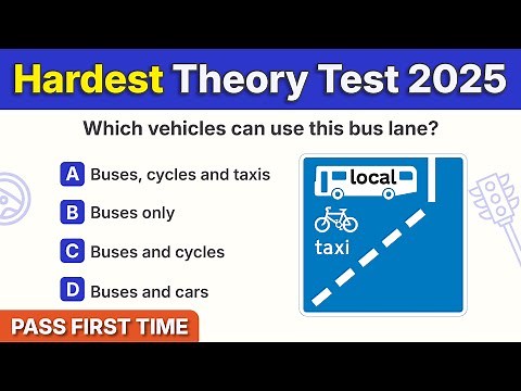 PASS FIRST TIME! | Hardest 2025 DVSA Theory Test Questions & Full Explanations
