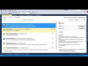 exception logging using nlog in c#