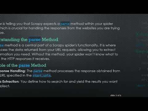 Solving the Callback is not defined Error in Python Scrapy