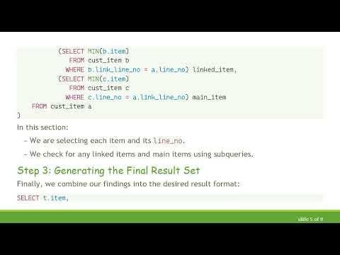 How to Query Linked Items in Oracle SQL with Ease