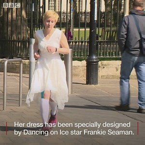 57K views · 731 reactions | The runaway bride - Jackie Scully plans to get hitched and run the London Marathon on Sunday.  ‍♀️ | BBC London | Facebook