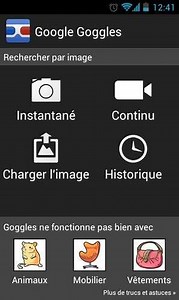 Android : lire des QR codes avec Google Goggles