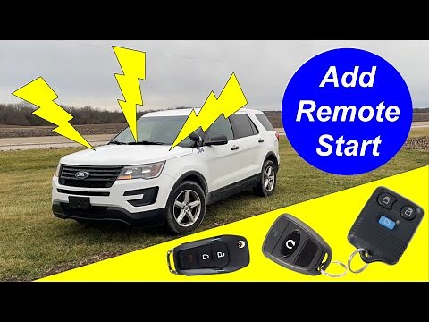 Add OEM Remote Start - Ford Explorers & Interceptor Utilities