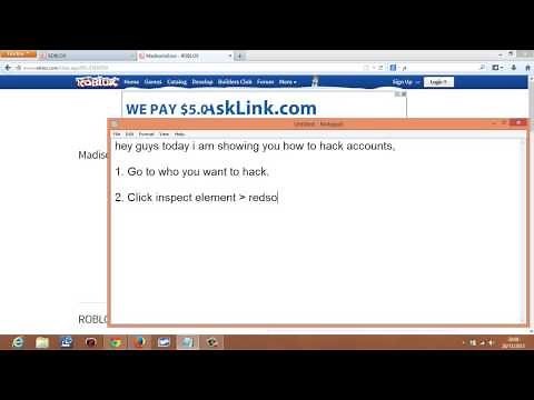 How to hack roblox accounts!!!! *NO DOWNLOADS*
