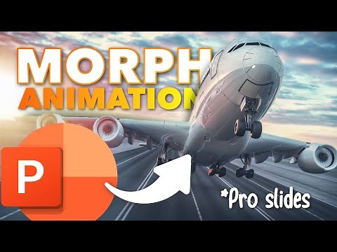Dynamic PowerPoint Morph Tutorial ✈️ Easy tutorial