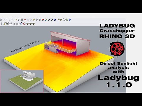 Sunhour analysis with latest Ladybug Tools 1.1.0 inside Grasshopper and Rhino 3d | Tutorial 12