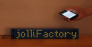 7 Bi-color LED Matrix Scrolling Text Display