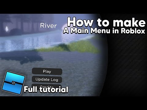How to make a Main Menu Gui 2022 // Roblox Studio // Tutorial