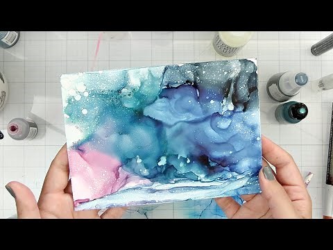 Working With Alcohol Inks Is Actually Really Easy And FUN