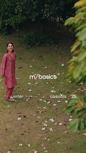 Discover the perfect balance of comfort and style with M.Basics Winter ’25 Casuals. | M Basics by Maria.B.