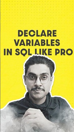 How to DECLARE VARIABLE in SQL #sql