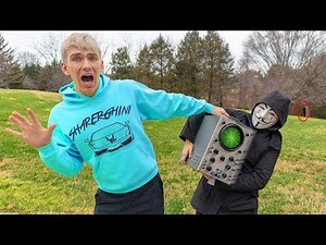 GAME MASTER STEALS TOP SECRET SPY GADGET MACHINE!! (Testing Device for Project Zorgo Meeting Date)