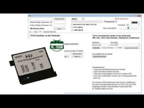 Dekoder-Programmer für Spur-G Eisenbahnen ML-Train 84000124 (Produktvideo)