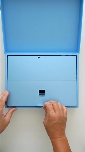 Microsoft Surface Pro 11 OLED Unboxing in Sapphire Blue