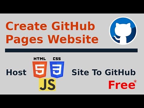 How to Host a Website on GitHub | Host GitHub Pages Site