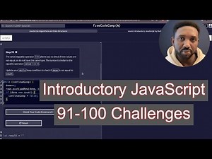 Step-by-Step FreeCodeCamp JavaScript Tutorial: 91-100 Easy Beginner Challenges!