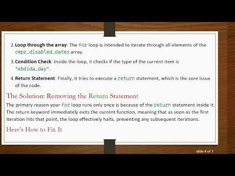 Why is My JavaScript for Loop Only Running Once?
