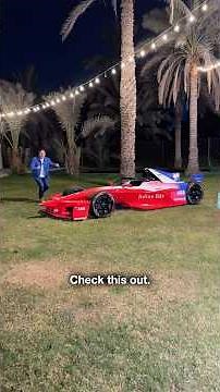 The World's Fastest Electric Race Car! 🏎️ ‪@abb‬ #racing #formulae #dubai