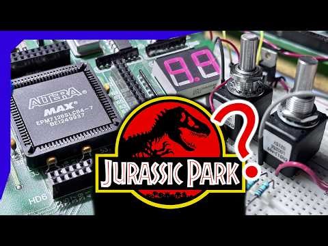 How to use a Quadrature Rotary Encoder with an Altera MAX CPLD?…& Jurassic Park? [#66]