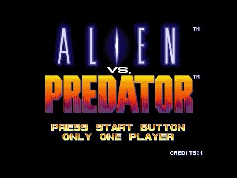 Alien vs. Predator - Full Playthrough - ARCADE 1994