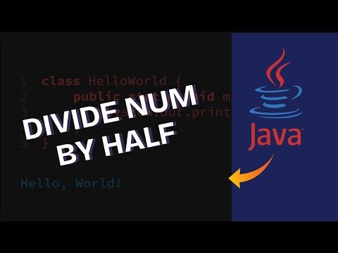 How to Divide Number by Half in Java 2025?