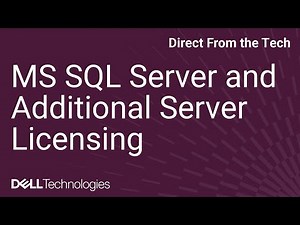 SQL Server and Additional Server Licensing