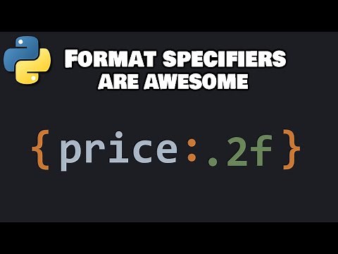 Format specifiers in Python are awesome 💬