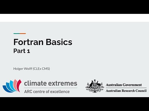 Fortran Basics Part 1