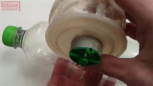 How to make a mini vacuum cleaner from plastic bottles & a DC motor | DIY step-by-step tutorial