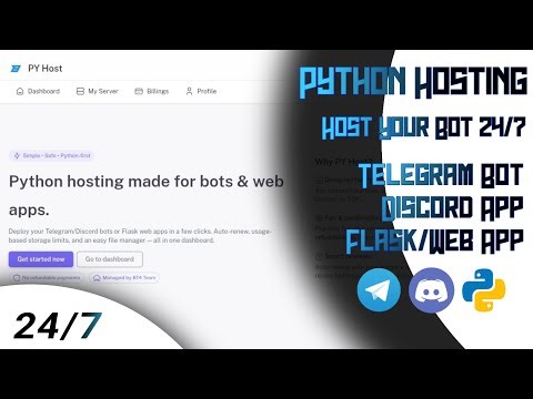 Python Hosting || Host Your Python Bot or Website || PyHost || BT4 Team