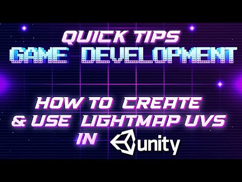 Game Dev Quick tips - lightmap uvs in unity - [Unity Tutorial]