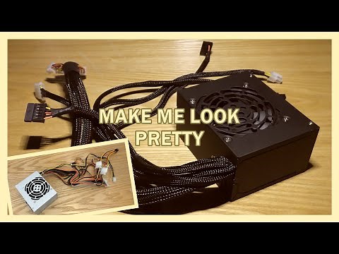 Modding An OEM Power Supply To Look Pretty