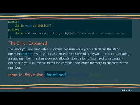 How to Define a Static Member of a Class in C+ +