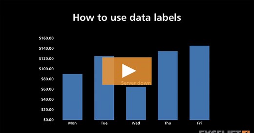 How to use data labels