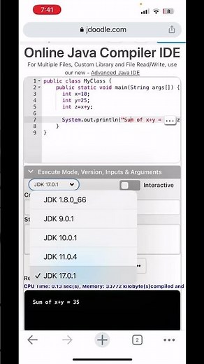 online java compiler 2022