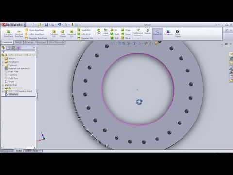 21- SolidWorks beginner TUTORIAL: CIRCULAR PATTERN