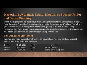 How to Use PowerShell to Retrieve Files from a Specific Folder and Its Parent Directory