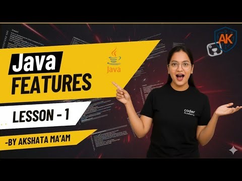 🚀 Features of Java In Hindi |🤯 Why is Java SO Popular? | By Akshata Ma'am | coderAKademy
