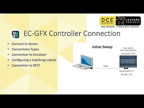 Leopard Controls Distech HVAC Tutorial Series - Connect to ECY Controller