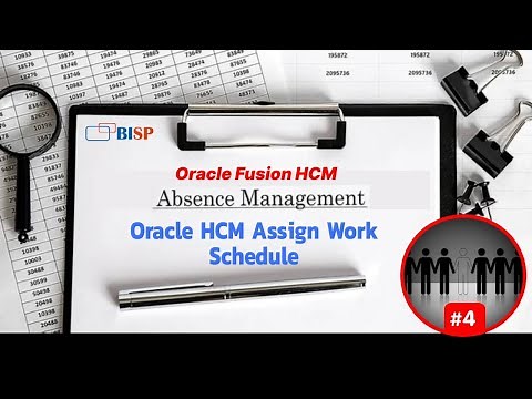 Oracle HCM Assign Work Schedule | Oracle Fusion HCM | Oracle HCM Salary | Oracle HCM Compensation