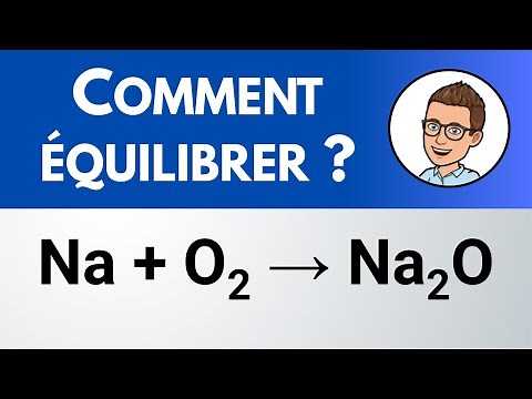 Comment équilibrer ? Na + O2 → Na2O