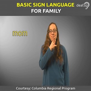 11K views · 214 reactions |  Here's basic sign language for family to learn. Have a great fun in learning the signs! 蘭 | Deaf Discovery | Facebook