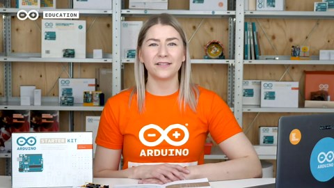 Official Arduino Starter Kit [K000007] - 12 DIY Projects with Electronic Components & English Projects Book - Original Kit from Italy