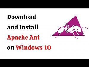 How to install Apache Ant on Windows 10