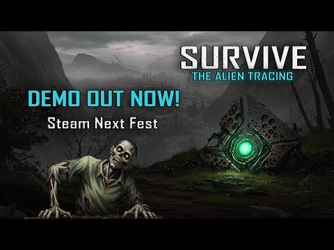 SURVIVE THE ALIEN TRACING SANDBOX TRAILER - Demo out now! #steamnextfest #steam #survival