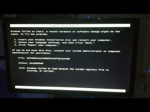 0xc00000e9 Error Windows 7 | How To Fix? Help - Windows Wont Boot