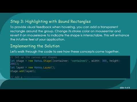 How to Dynamically Add Transformers to Shapes in Konva.js